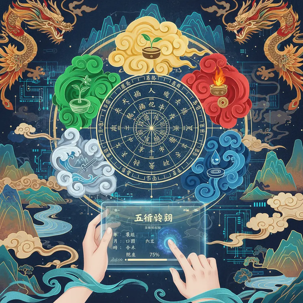 五行查詢 - 子平八字