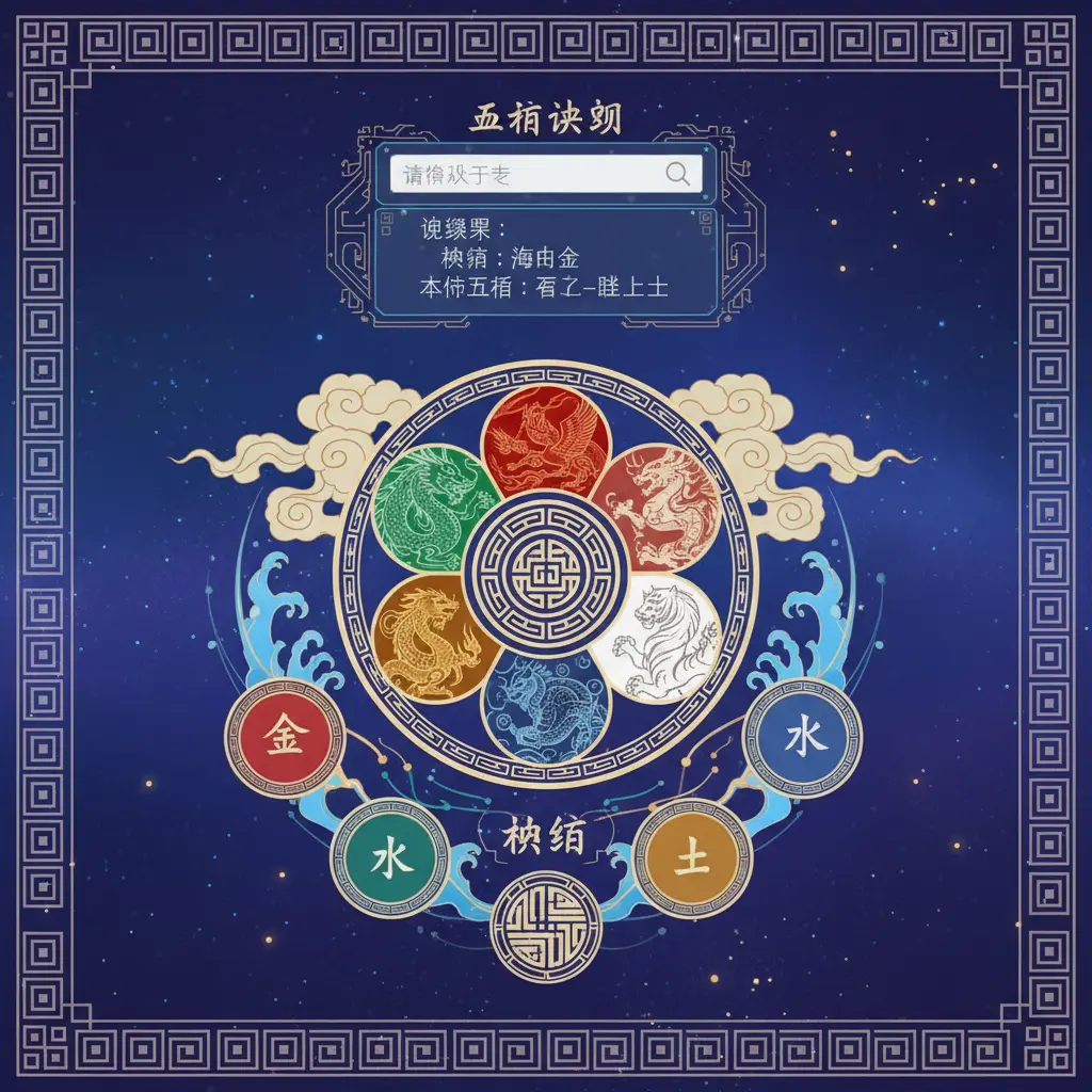 五行查詢 - 納音五行